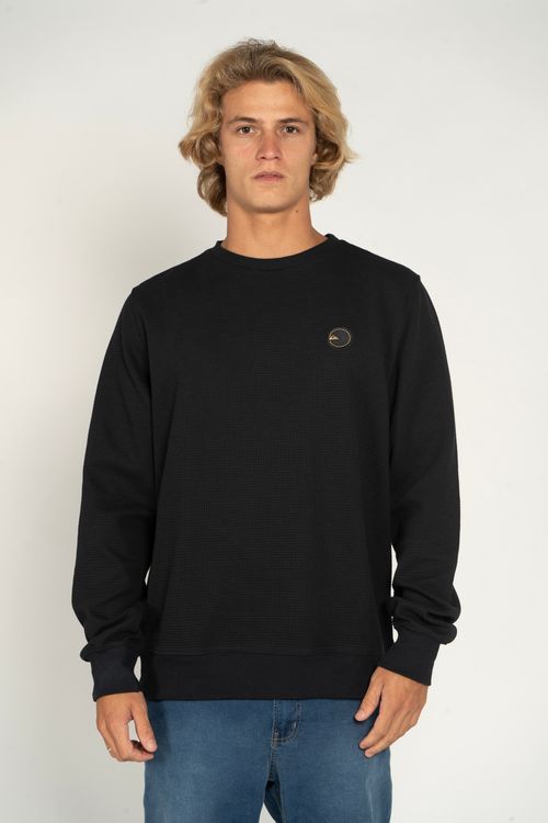 Moletom Quiksilver Care Rythimic Preto
