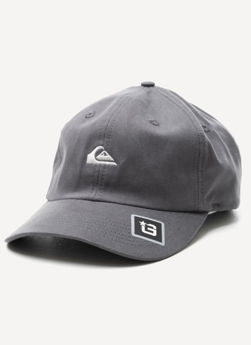 Bone Quiksilver Embroidery Cinza Escuro