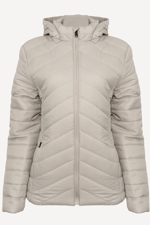 Jaqueta Roxy Coastel Road Hooded Bege