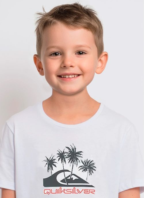 Camiseta Quiksilver M/C Baikadam Kd Branco
