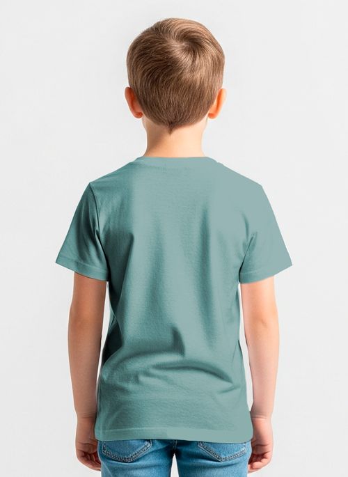 Camiseta Quiksilver M/C Transfer Square Kd Azul Claro