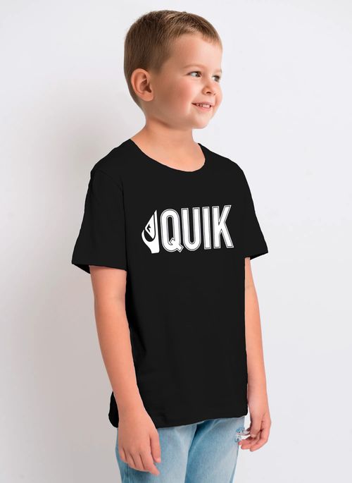 Camiseta Quiksilver M/C High Quik Kd Preto