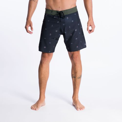 Boardshort Quiksilver Swell Minimo 18 Cinza Escuro