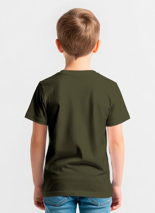 Camiseta Quiksilver M/C Full Logo Kd Verde Militar
