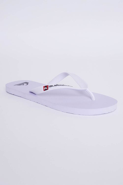 Chinelo Quiksilver Molokai Solid Branco