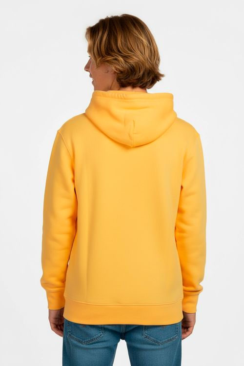 Moletom Quiksilver Fech Clicker Logo Dna Tn Amarelo