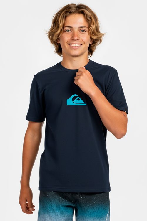 Camiseta Quiksilver M/C Mini Comp Tn Marinho