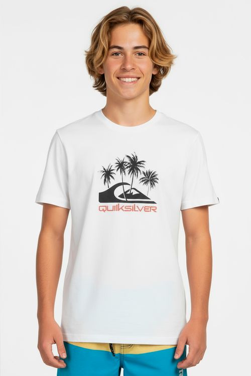 Camiseta Quiksilver M/C Baikadam Tn Branco