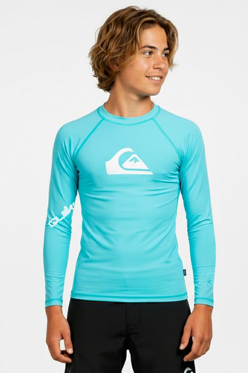 Camiseta Quiksilver Surf All Times Tn Azul