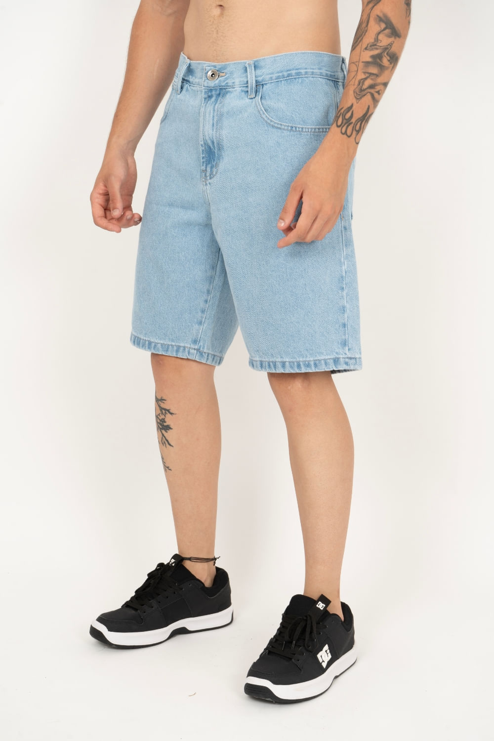 Bermuda RVCA Jeans Weekend Denin Light Blue Azul Claro - RVCA Brasil