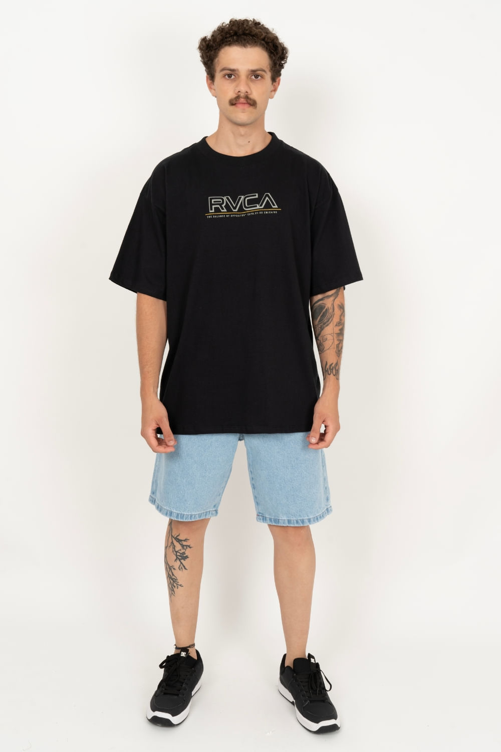 Bermuda RVCA Jeans Weekend Denin Light Blue Azul Claro - RVCA Brasil