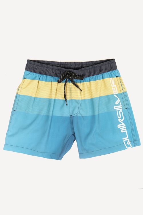 Boardshort Quiksilver Reconnect Stripe 17 Tn Azul
