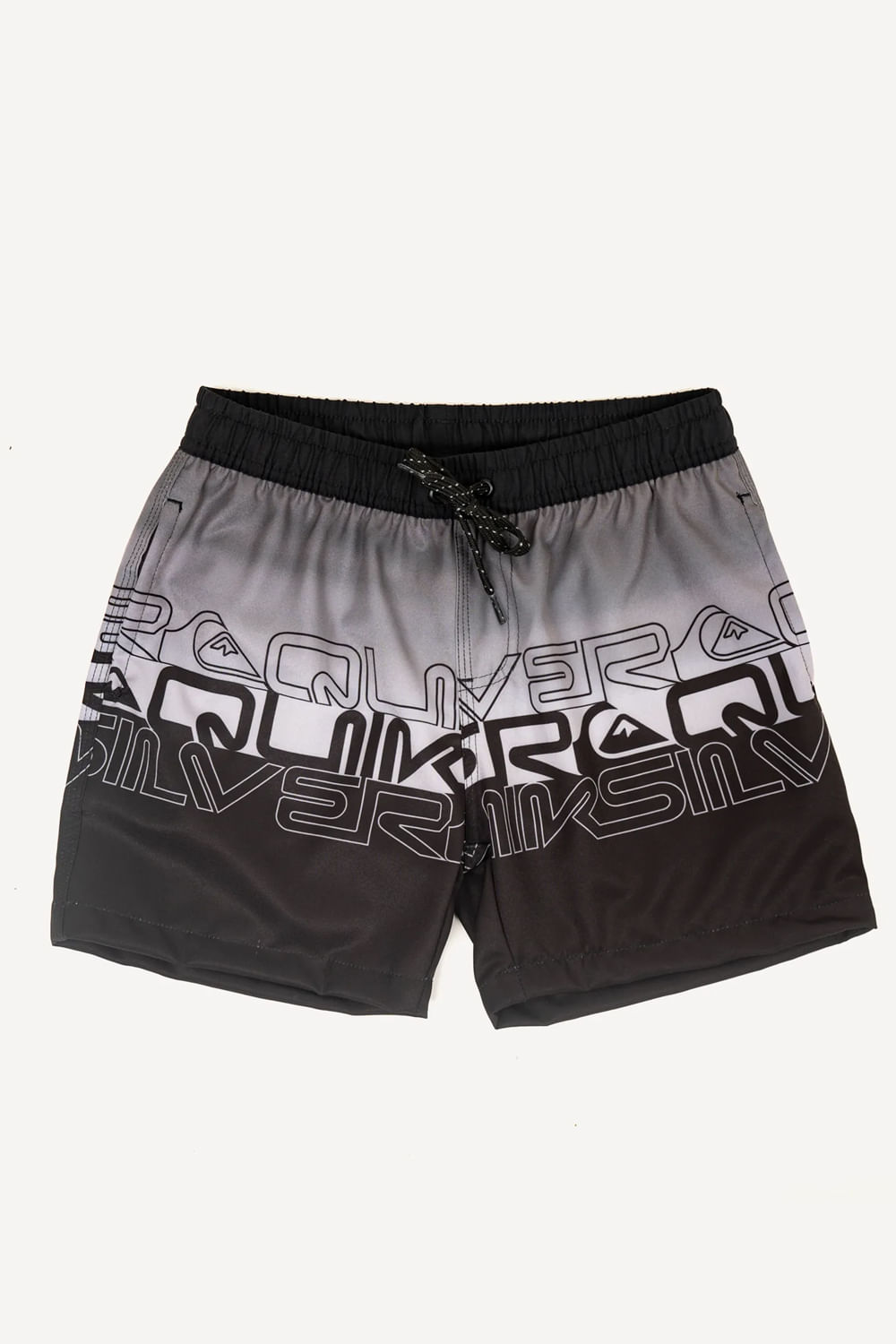 Boardshort Quiksilver Everyday Wordblock 17 Kd Preto