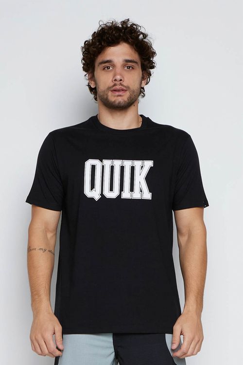 Camiseta Quiksilver M/C Griff Quik Preto