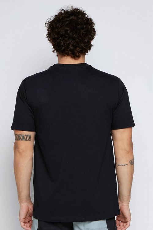 Camiseta Quiksilver M/C Griff Quik Preto