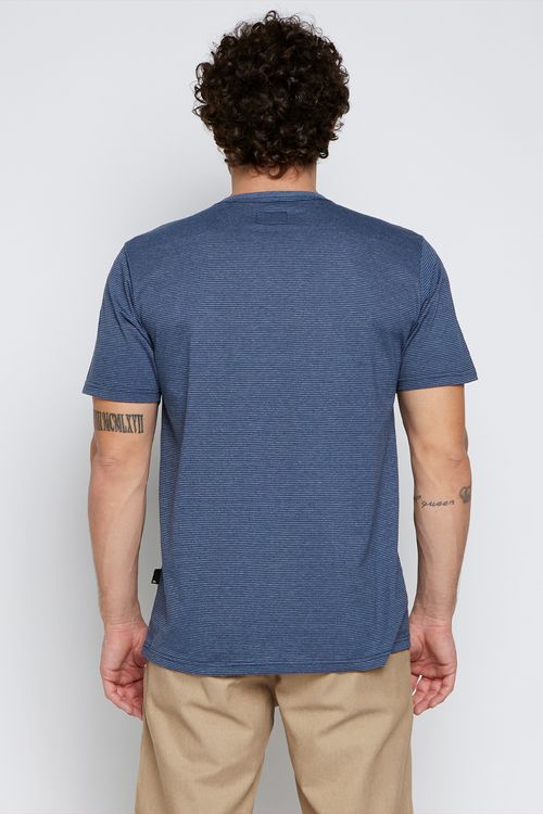 Camiseta Quiksilver M/C Omni Stripe Marinho