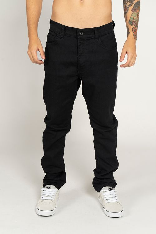 Calça Quiksilver Jeans Everyday Black Preto