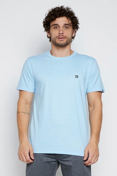 Camiseta Quiksilver M/C Transfer Square Color Azul Claro
