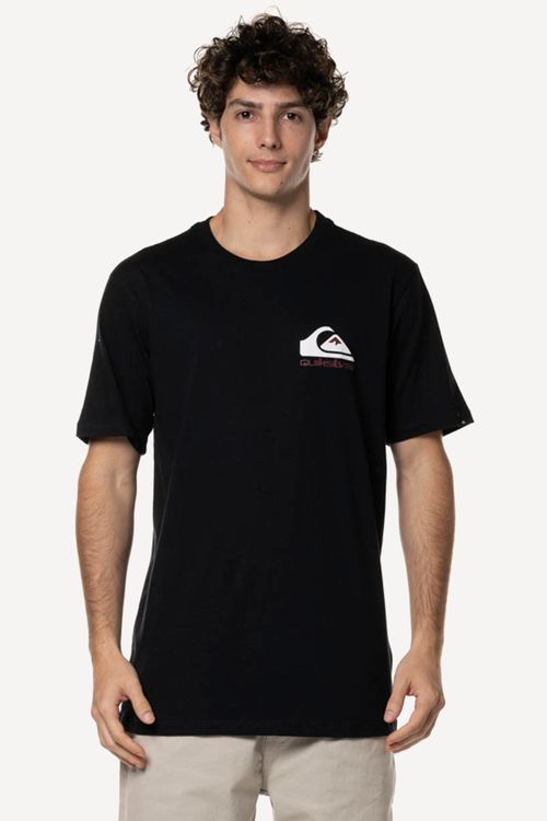 Camiseta Quiksilver M/C Omni Logo Preto