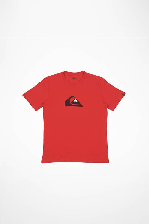 Camiseta Quiksilver M/C Comp Logo Colors Vermelho