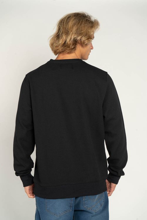 Moletom Quiksilver Care Rythimic Preto