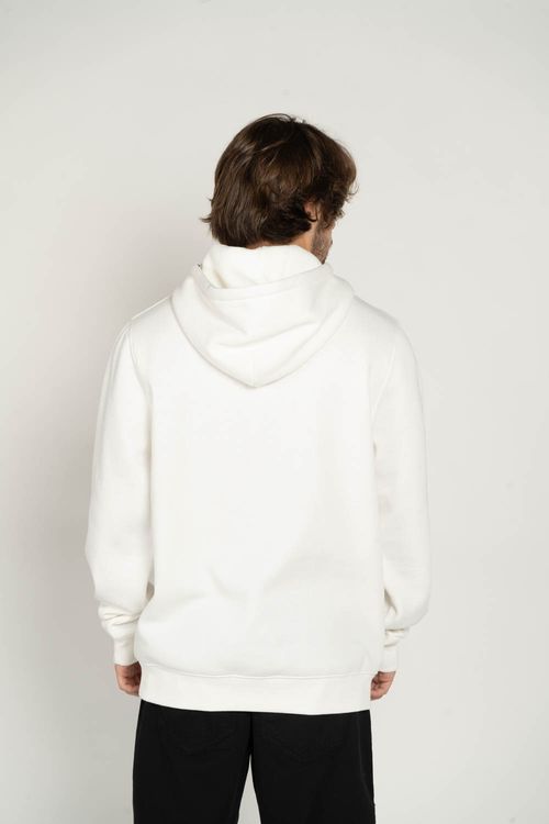 Moletom Quiksilver Fech Embroidery Branco