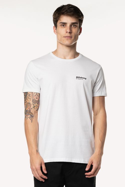 Camiseta Billabong M/C 2-Pack Walled Branco e Preto