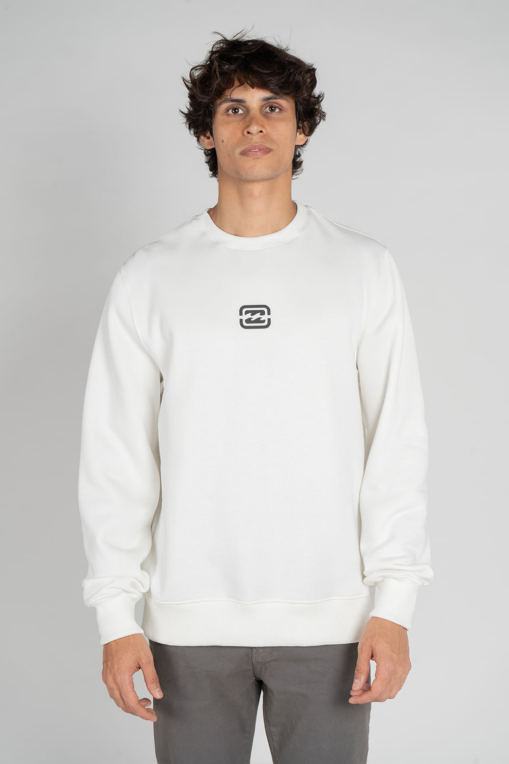 Moletom Billabong Care Bracket Wave Off White