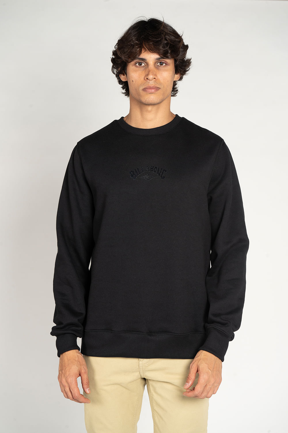 Moletom Billabong Care Mid Arch Preto