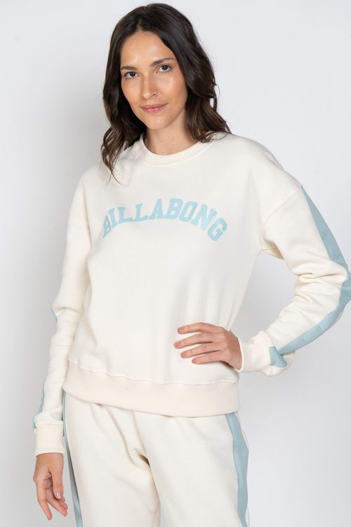 Moletom Billabong Care New School Off White