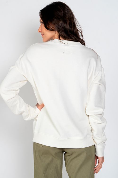 Moletom Billabong Care Ridein Fleece Off White