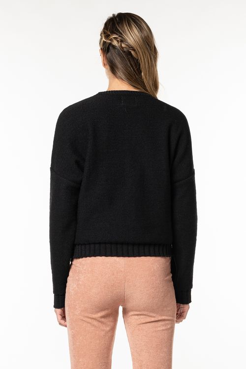 Tricot Billabong Only Mine Preto