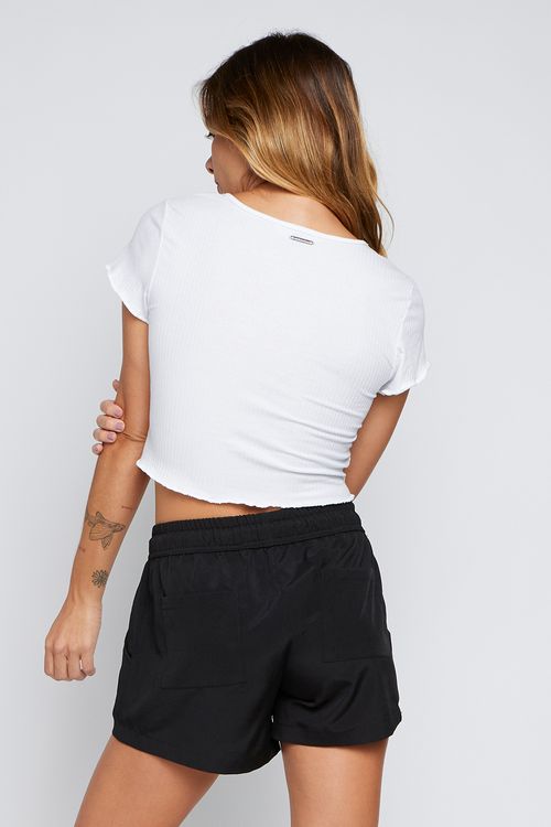 Blusa Billabong M/C Notch Branco