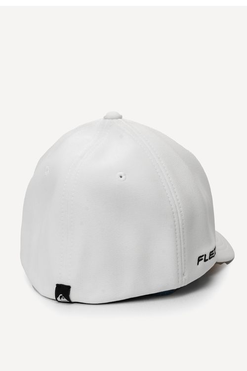 Boné Quiksilver Domed Logo Checker White