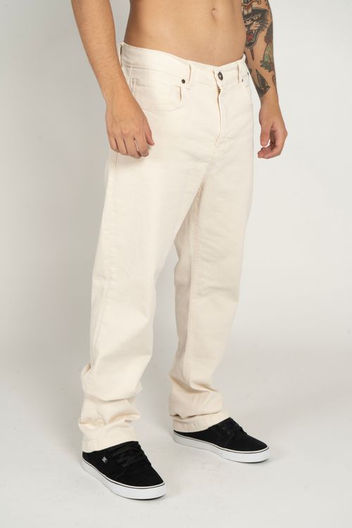 Calça Quiksilver Jeans Street Color Areia