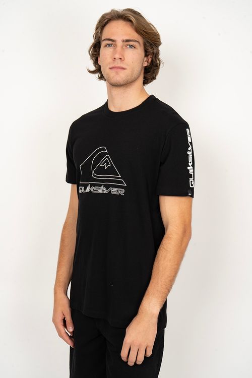 Camiseta Quiksilver M/C New Tour Preto