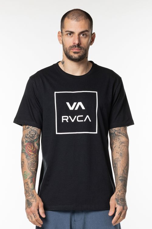 Camiseta Rvca M/C Va All The Way Preto