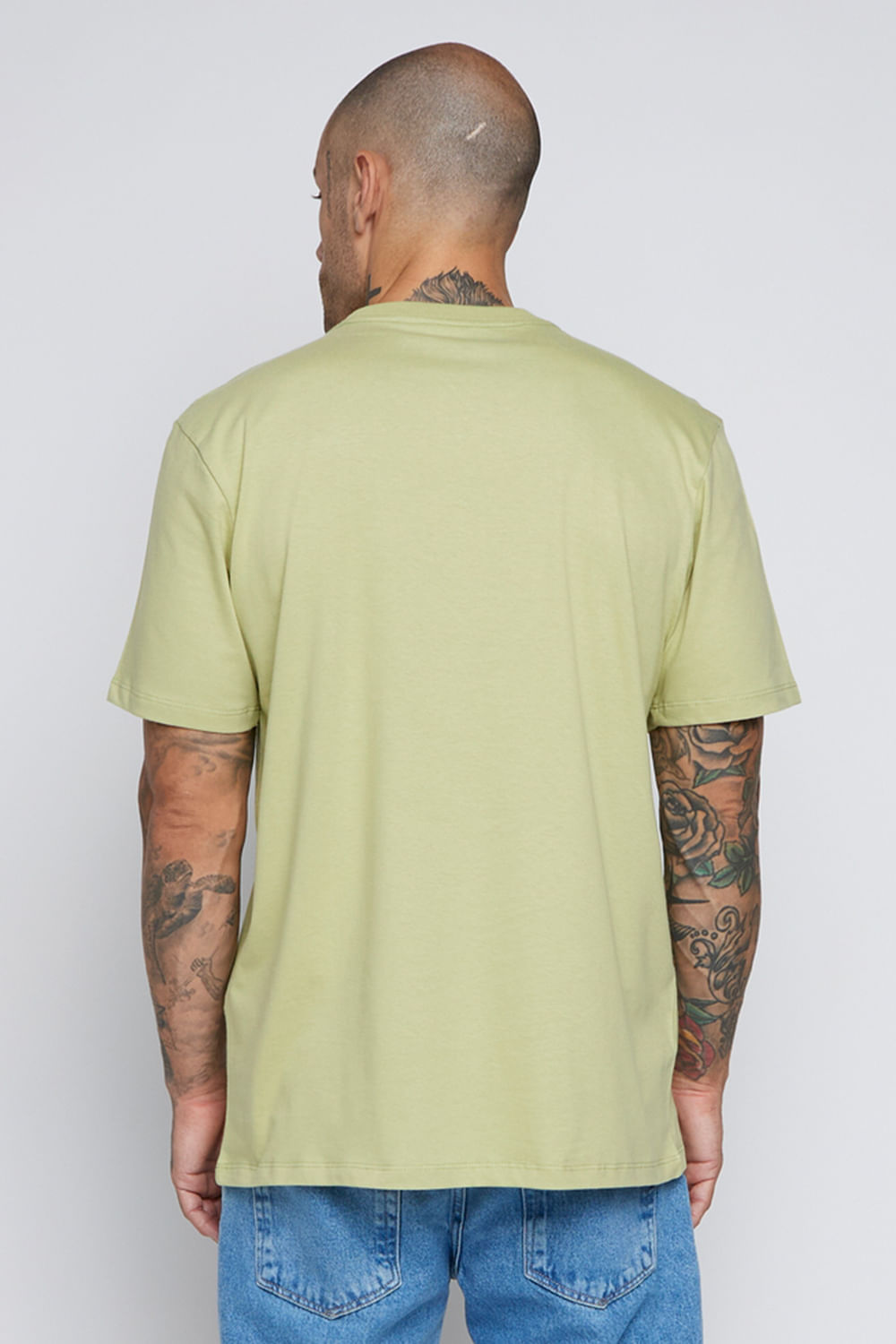 Camiseta Rvca M/C Big Rvca Colors Verde Claro - RVCA Brasil