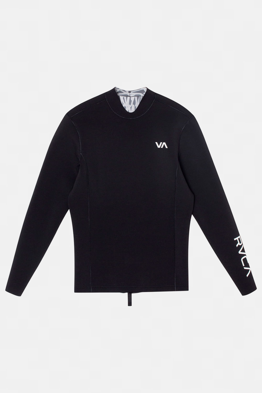 Jaqueta Rvca Balance Back Zip Surf Top Black - RVCA Brasil