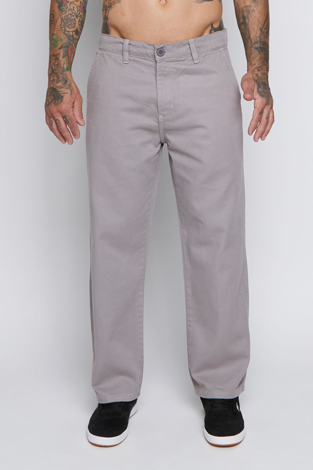 Calça Rvca The Weekend Chino Hide Cinza - RVCA Brasil