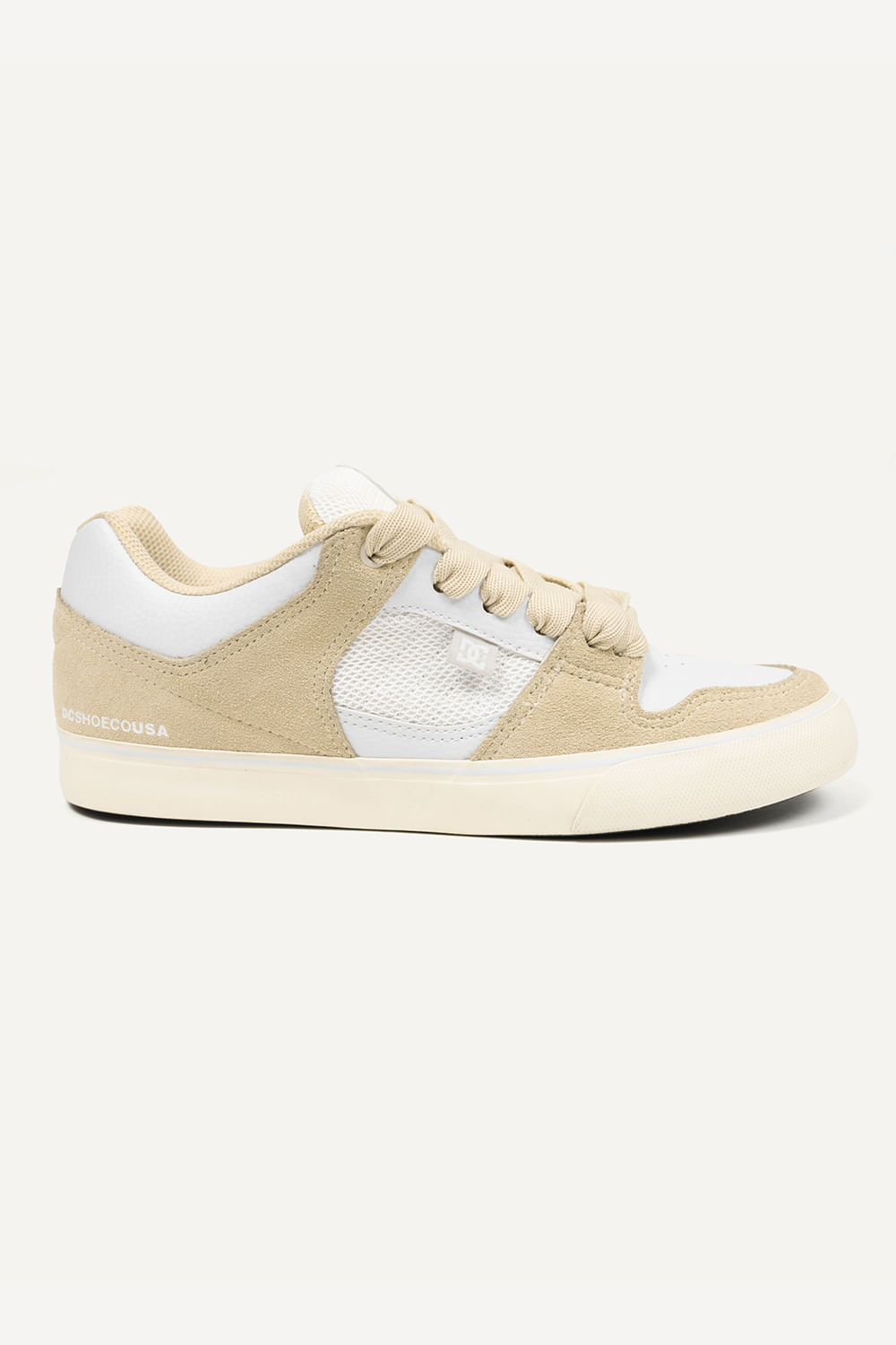 Tenis DC Shoes Dc Course Xl Caqui/White