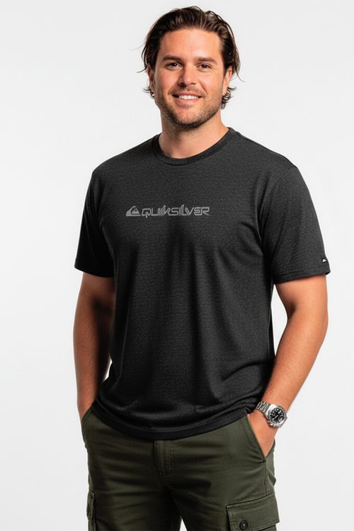 Camiseta Quiksilver M/C New Omni Ps Preto Mescla