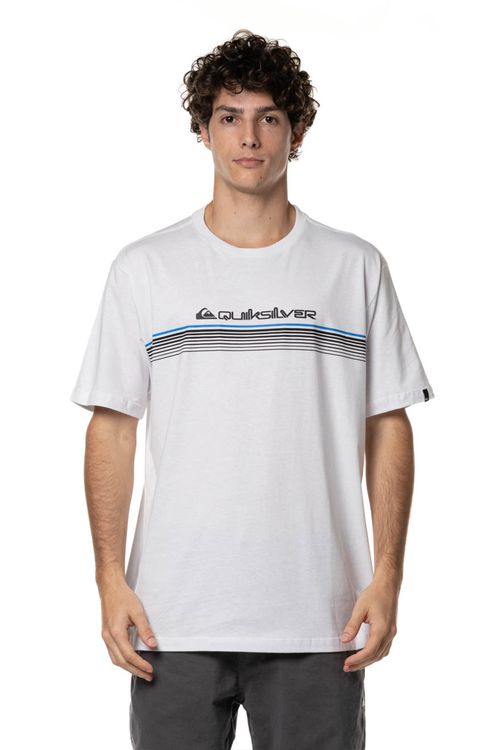 Camiseta Quiksilver M/C NEW LINES FADE BRANCO
