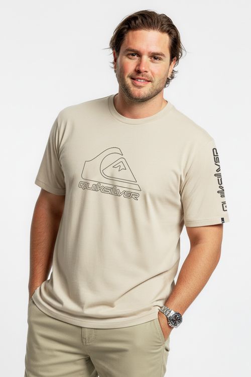 Camiseta Quiksilver M/C New Tour Ps Areia