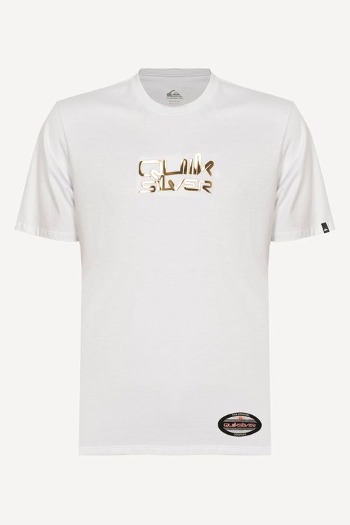 Camiseta Quiksilver M/C Omni Chrome Line Branco