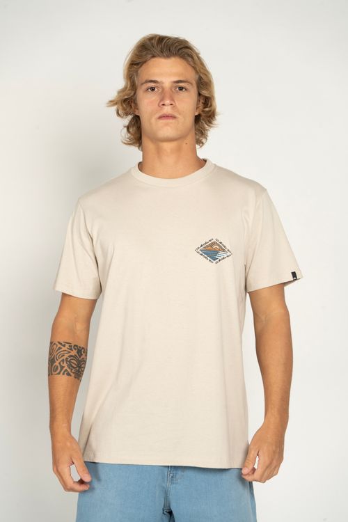 Camiseta Quiksilver M/C Future Island Areia