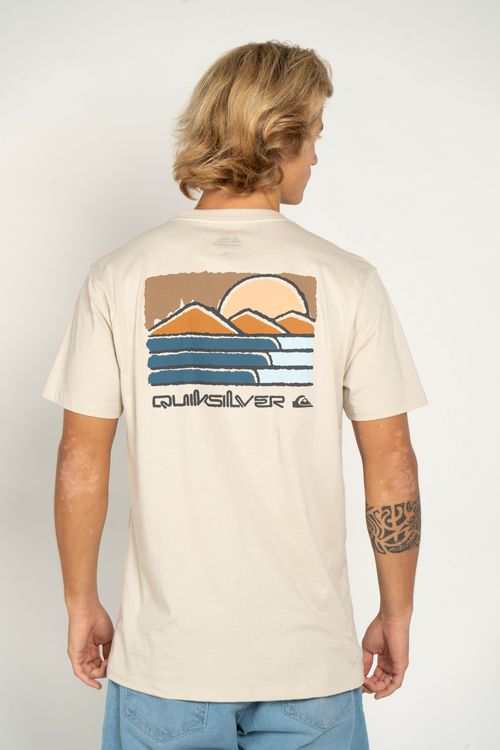 Camiseta Quiksilver M/C Future Island Areia