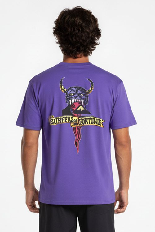 Camiseta Quiksilver M/C Boogieman Ss Passion Flower