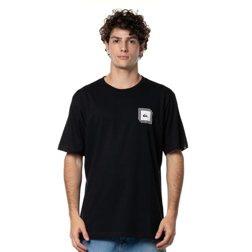 Camiseta Quiksilver M/C Omni Square Preto