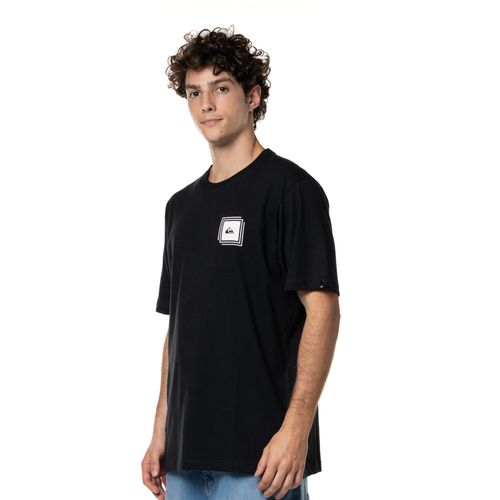 Camiseta Quiksilver M/C Omni Square Preto